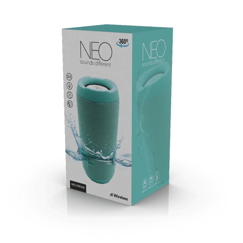רמקול נייד NEO DREAM טורקיז