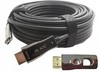 כבל AOC HDMI 2.0 מבוסס סיב אופטי באורך 10 מטר Gold Touch 4K 60Hz CH-HD-AOC-10