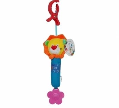 רעשן יד מצפצף לתינוק עם נשכן (מגוון דמויות)