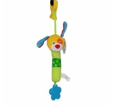 רעשן יד מצפצף לתינוק עם נשכן (מגוון דמויות)