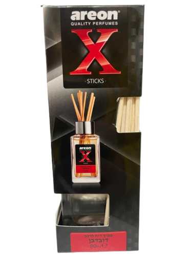 מפיץ ריח לרכב בקבוק מקלות Areox X דובדבן
