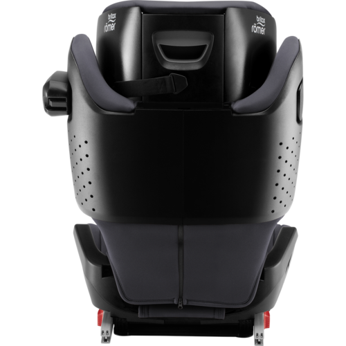 בוסטר לילדים קידפיקס פרו Kidfix PRO עם חיבור איזופיקס, אפשרות השכבה ובדים מנדפי זיעה - שחור/אפור