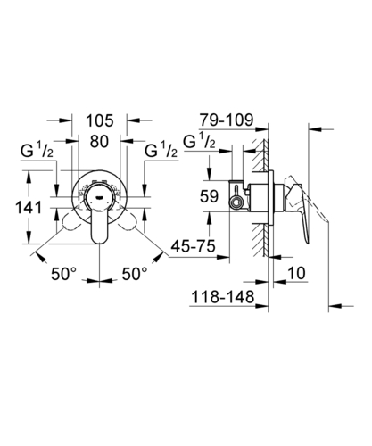 אינטרפוץ 3 דרך BauEdge 29040000 גרואה GROHE