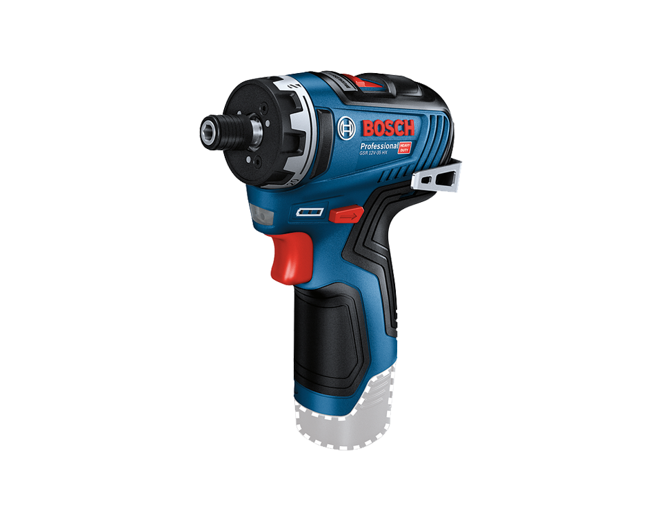 גוף מברגה/מקדחה קומפקטית נטענת בראשלס Bosch GSR 12V-35 HX BL