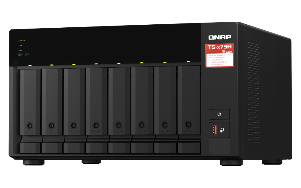 שרת QNAP TS-873A-8G 8-bay NAS