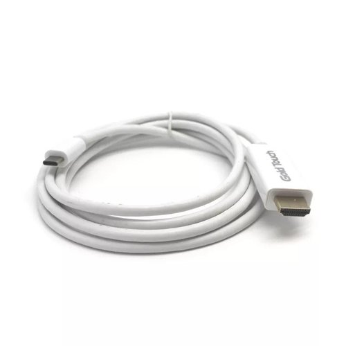 כבל מ- USB3.1 Type C ל- HDMI אורך 1.8 מ' זכר/זכר - Gold Touch