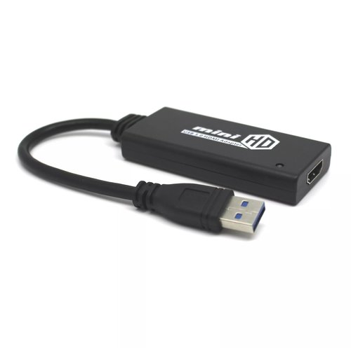מתאם USB3.0 זכר ל- HDMI נקבה עם אודיו - Gold Tocuh