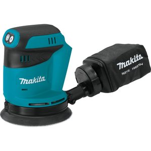 מלטשת אקצנטרית מקיטה 18V (גוף בלבד) MAKITA DBO180Z\XOB01Z