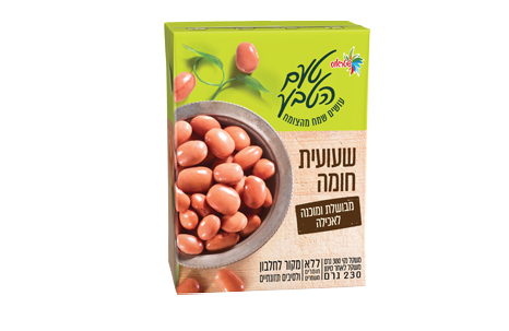 שעועית חומה טעם הטבע 230 גרם ללא חומרים משמרים מבושל ומוכן לאכילה