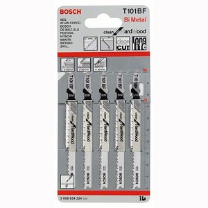 סט 5 להבי מסור אנכי לעץ קשה BOSCH TT101BF