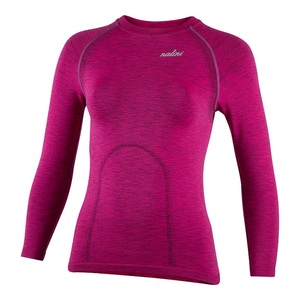 חולצה טרמית נשים LADY MELANGE L/S ורוד מחממת ומנדפת מצמר מרינו איכותי