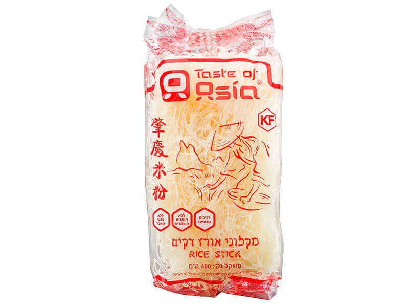 TASTE OF ASIA - אטריות אורז דקות 400 גרם 