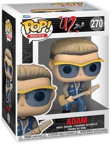 בובת פופ מוסיקה: רוק ZooTV - U2 - אדם - Funko POP!: Rocks - U2 - ZooTV - Adam #270