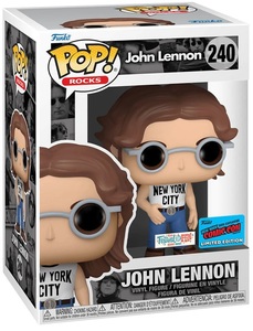 POP Rocks: John Lennon- NYC Shirt (מדבקה משותפת) Funko