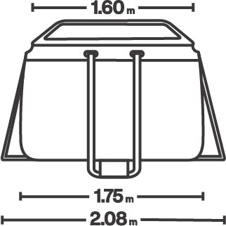 מידות רוחב בריכת INTEX 26784