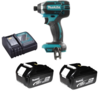 מברגת אימפקט נטענת + 2 סוללות 4 אמפר MAKITA DTD152 18V 