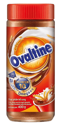 OVALTINE - אבקה על בסיס תמצית לתת שעורה להכנת משקה בטעם שוקולד 400 גרם (ויאטנם)