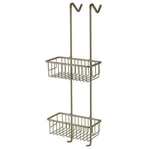 רשת כפולה לתלייה על מקלחון, ברונזה 612