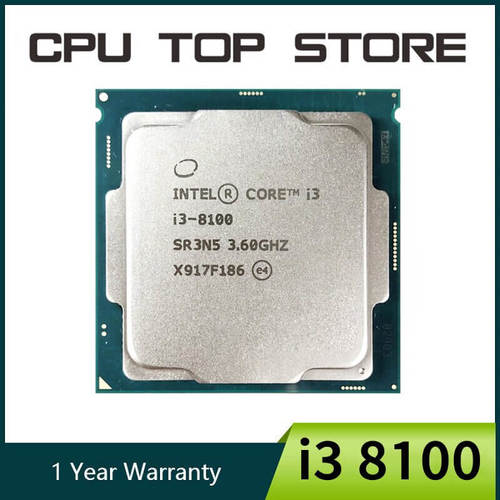 מעבד אינטל  Intel Core i3-8100 tray