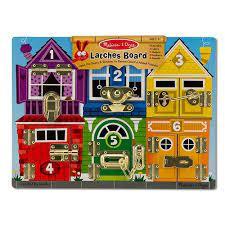 לוח מנעולים מעץ מליסה אנד דאג - Melissa & Doug