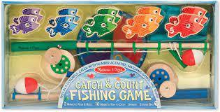 משחק דגים מעץ  מבית Melissa and Doug