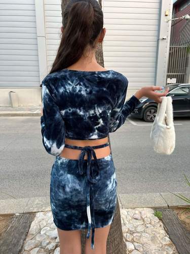 שמלת קטיפה טבעת לקסי