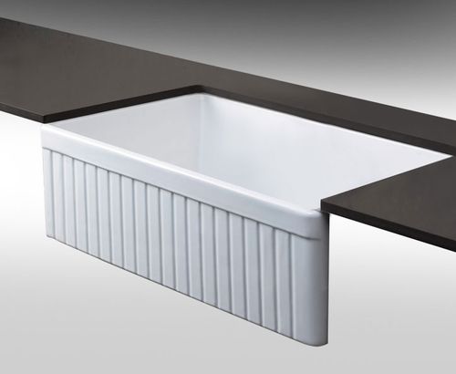 כיור מטבח פסים חרס דגם ניו יורק 