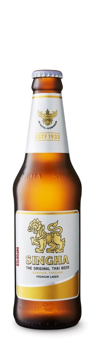 SINGHA - בירה סינגה 330 מ"ל 5% כהל (כשר)