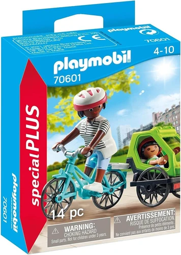 משחק פליימוביל אמא וילד רוכבי אופניים לגלאי 4+