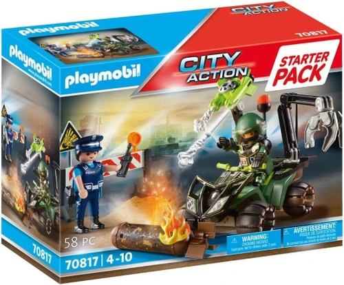 משחק פליימוביל אימון חבלנות משטרתי לגלאי 4+