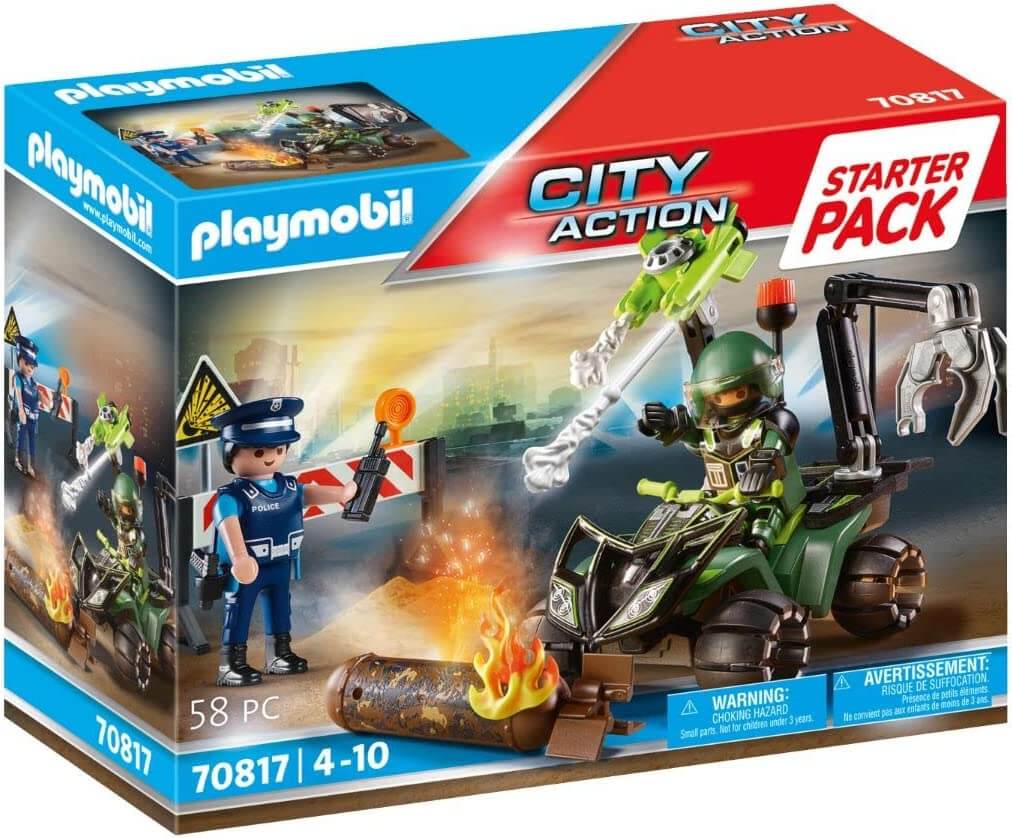 משחק פליימוביל אימון חבלנות משטרתי לגלאי 4+