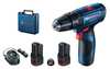 מברגה/מקדחה רוטטת נטענת + 2 סוללות 2 אמפר BOSCH GSB 120-LI 