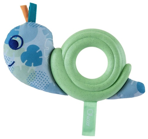 נשכן תינוק מפלסטיק ממוחזר וקטיפה מסדרת +ECO - שבלול