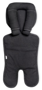 ריפודית ומגן לסל קל 100% כותנה טטרה - שחור