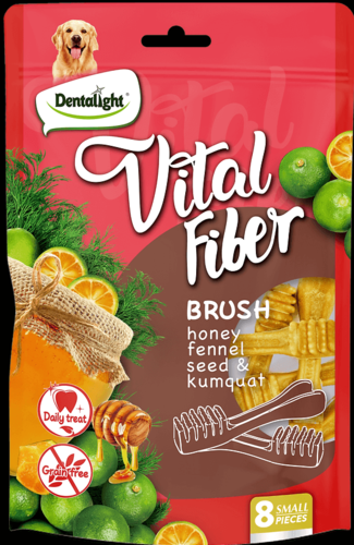 Dentalight  - חטיף דנטלי מברשת שיניים ללא דגנים (80 גרם) בטעם בננה, בטטה ודלעת