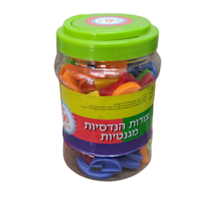 צורות הנדסיות מגנטיות בקופסה