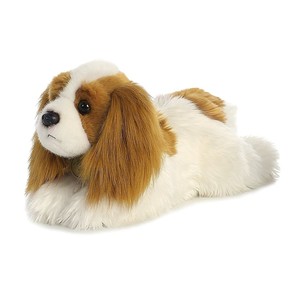 בובת קטיפה 28 ס"מ למשחקי דמיון - כלב קבליר קינג צארלס