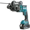 פטישון נטען בראשלס + 2 סוללות 4 אמפר MAKITA DHR182RME Brushless 18V 