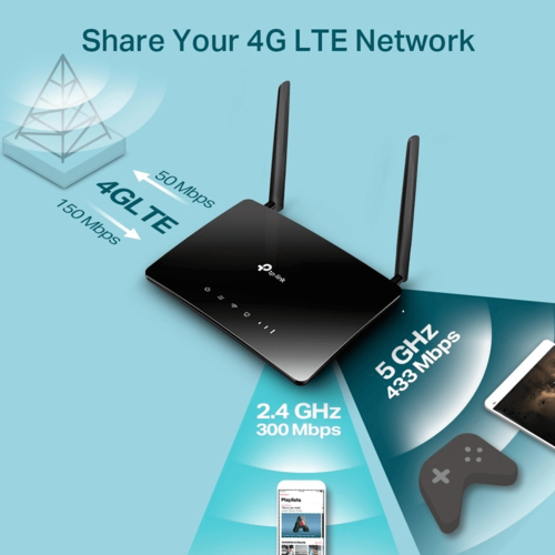 נתב Tp-Link Archer MR400 A AC1200 4G