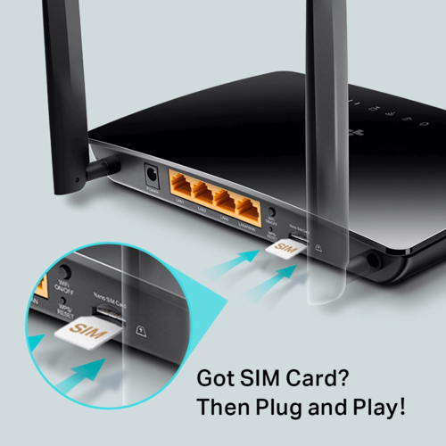 נתב Tp-Link Archer MR400 A AC1200 4G
