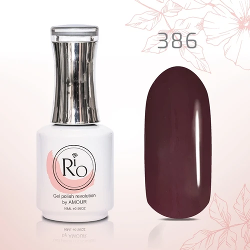 לק ג׳ל ריו 16 מ״ל Rio גוון מספר 386