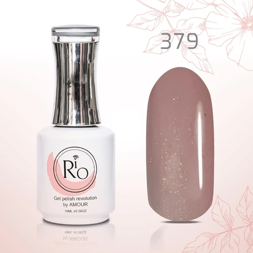 לק ג׳ל 16 מ״ל Rio גוון מספר 379