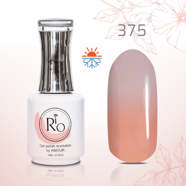 לק ג׳ל 16 מ״ל Rio גוון מספר 375