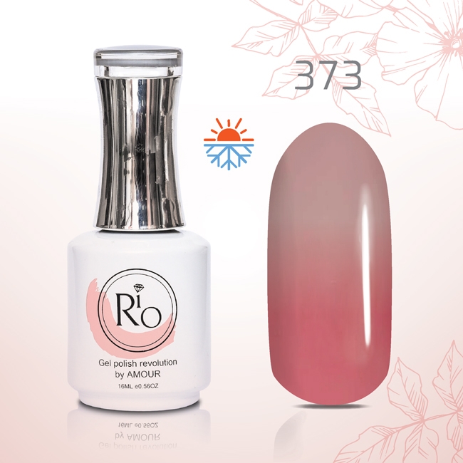 לק ג׳ל 16 מ״ל Rio גוון מספר 373