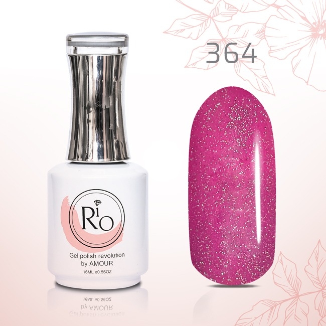 לק ג׳ל 16 מ״ל Rio גוון מספר 364
