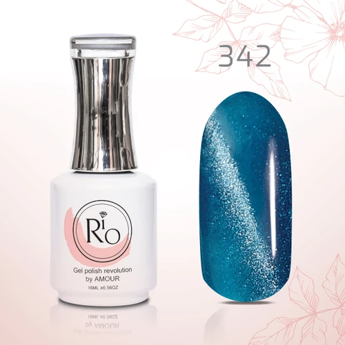 לק ג׳ל 16 מ״ל Rio גוון מספר 342