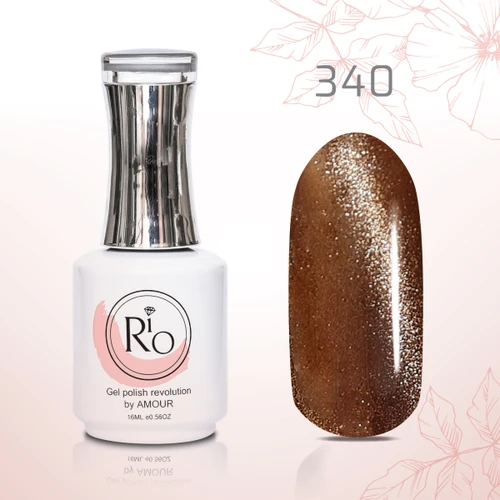 לק ג׳ל 16 מ״ל Rio גוון מספר 340