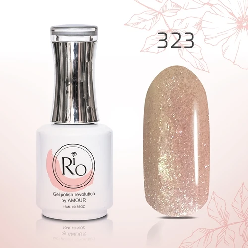 לק ג׳ל 16 מ״ל Rio גוון מספר 323