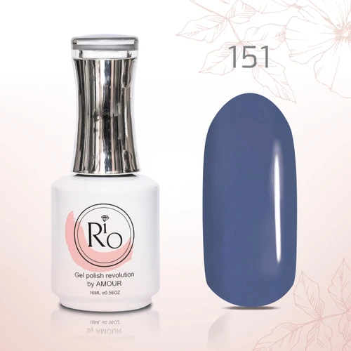 לק ג׳ל 16 מ״ל Rio גוון מספר 151