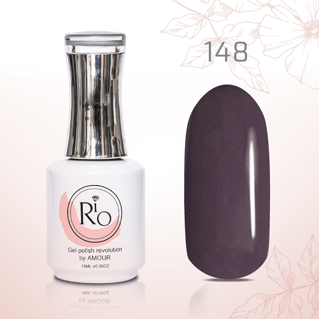 לק ג׳ל 16 מ״ל Rio גוון מספר 148